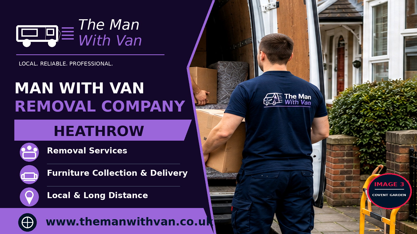 Man with a van removal company in Heathrow, TW6