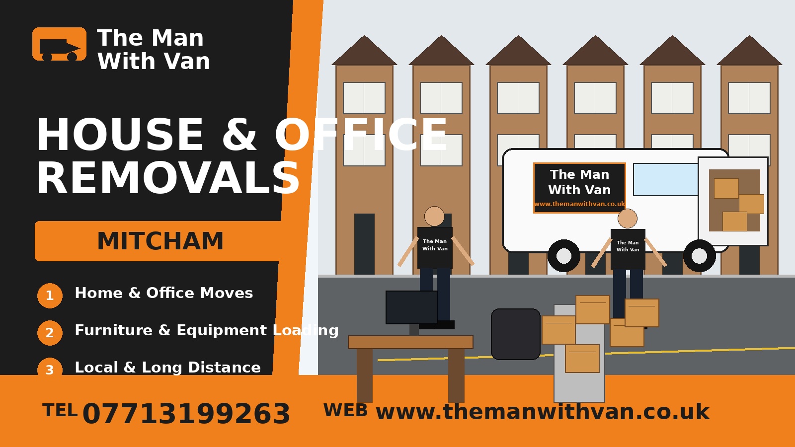 Man with a van removal company in Mitcham, CR4