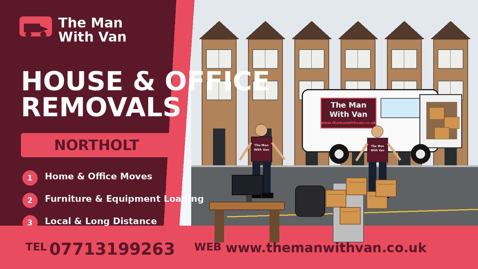 Man with a van removal company in Northolt, UB5