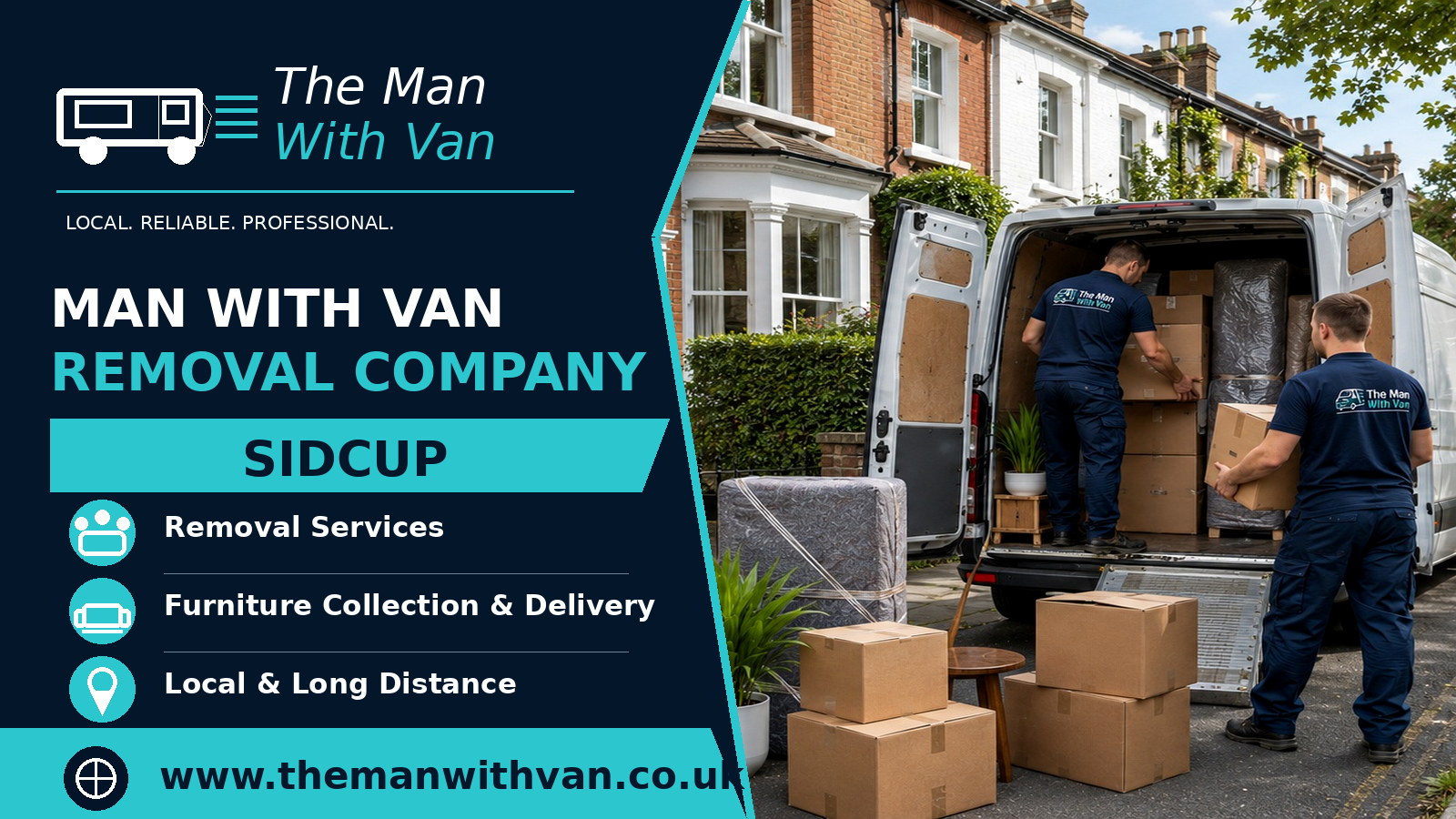 Man with a van removal company in Sidcup, DA14