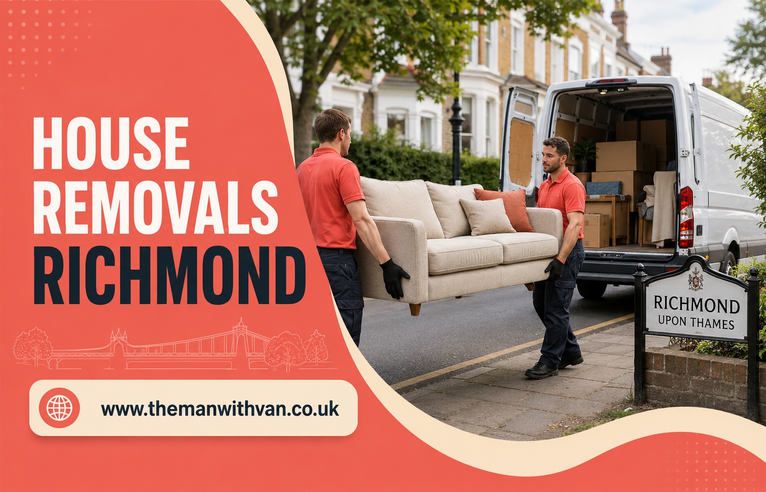 Man with a van removal company in St James's, SW1