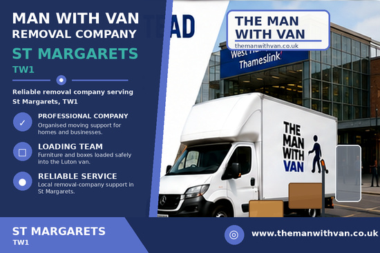 Man with a van removal company in St Margarets, TW1