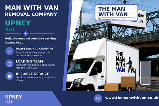 Man with a van removal company in Upney, IG11