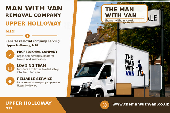 Man with a van removal company in Upper Holloway, N19