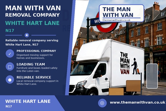 Man with a van removal company in White Hart Lane, N17