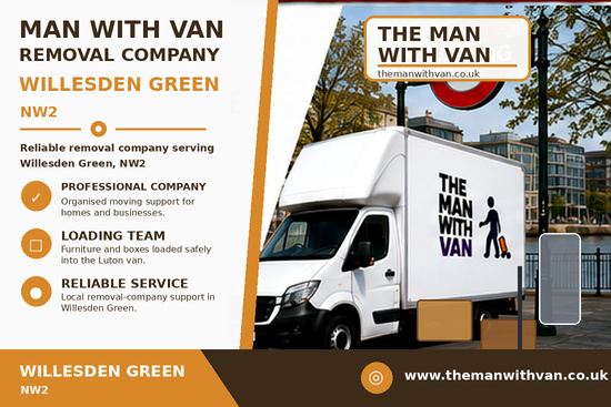 Man with a van removal company in Willesden Green, NW2