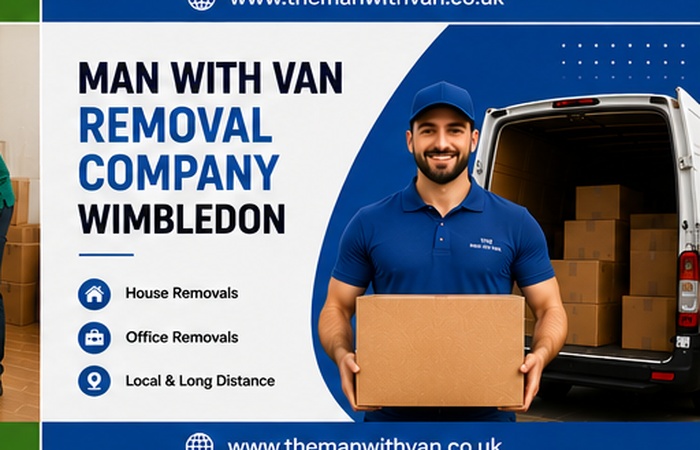 Man with a van removal company in Wimbledon, SW19