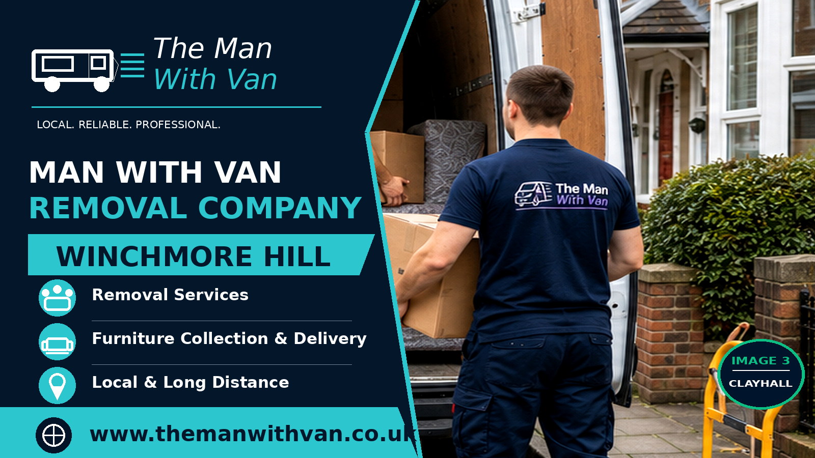 Man with a van removal company in Winchmore Hill, N21