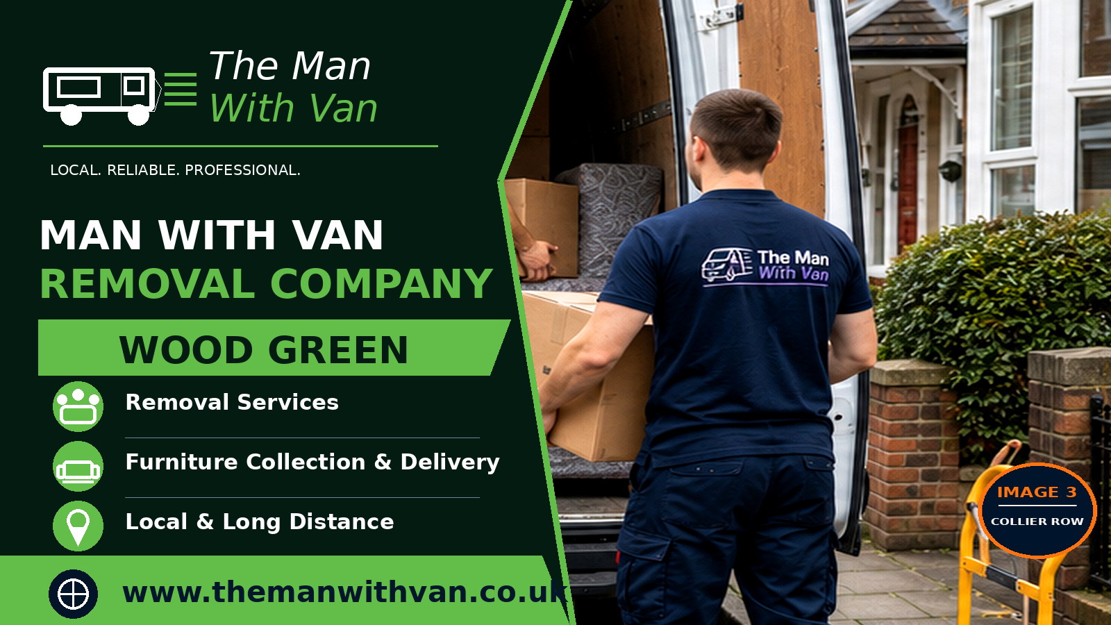 Man with a van removal company in Wood Green, N22
