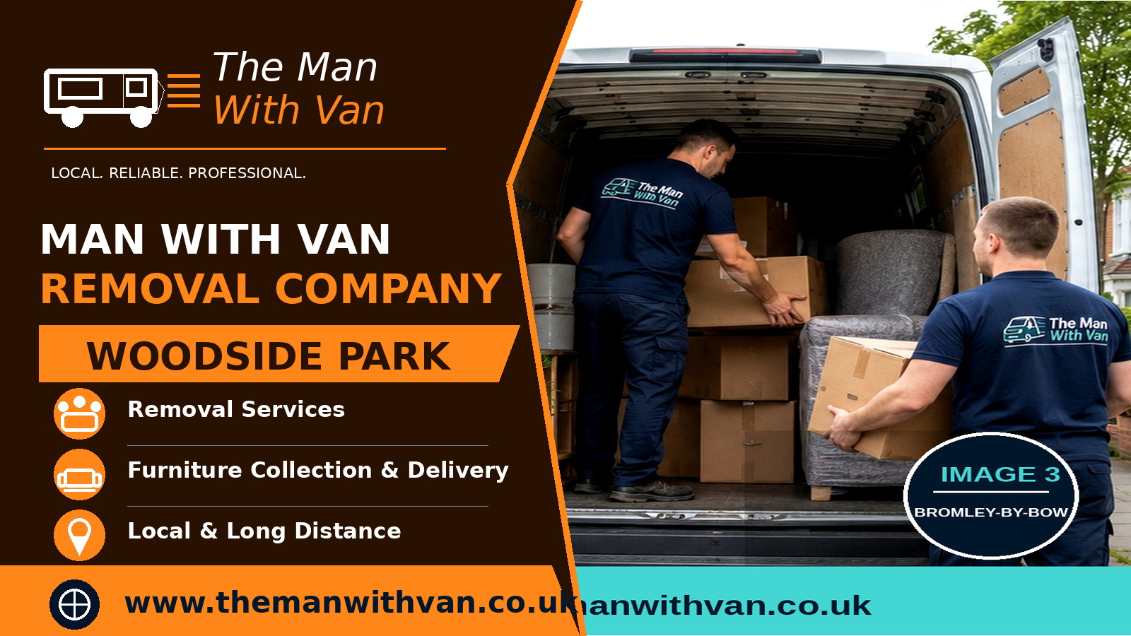 Man with a van removal company in Woodside Park, N12