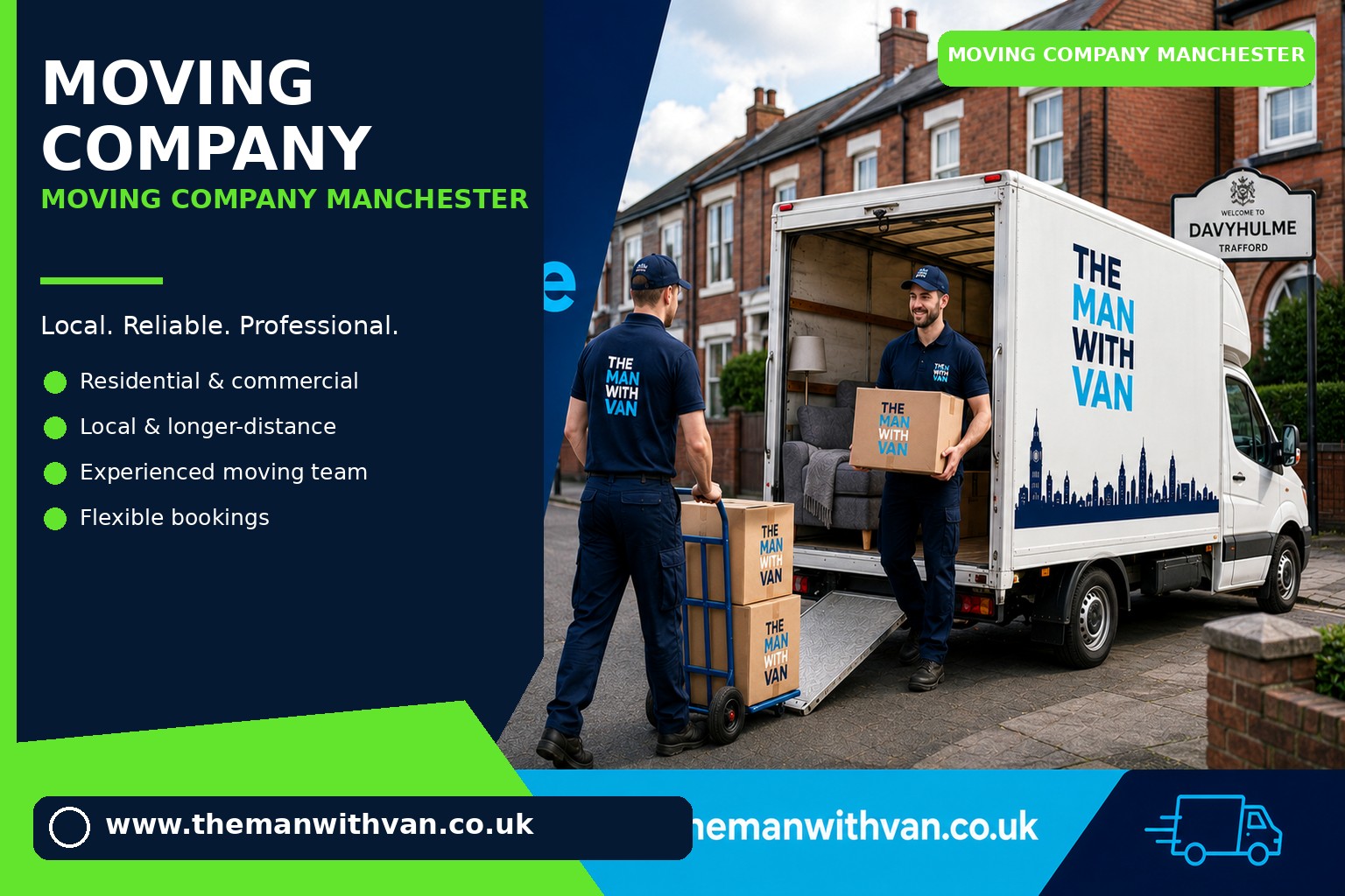 Local movers on a Manchester moving job