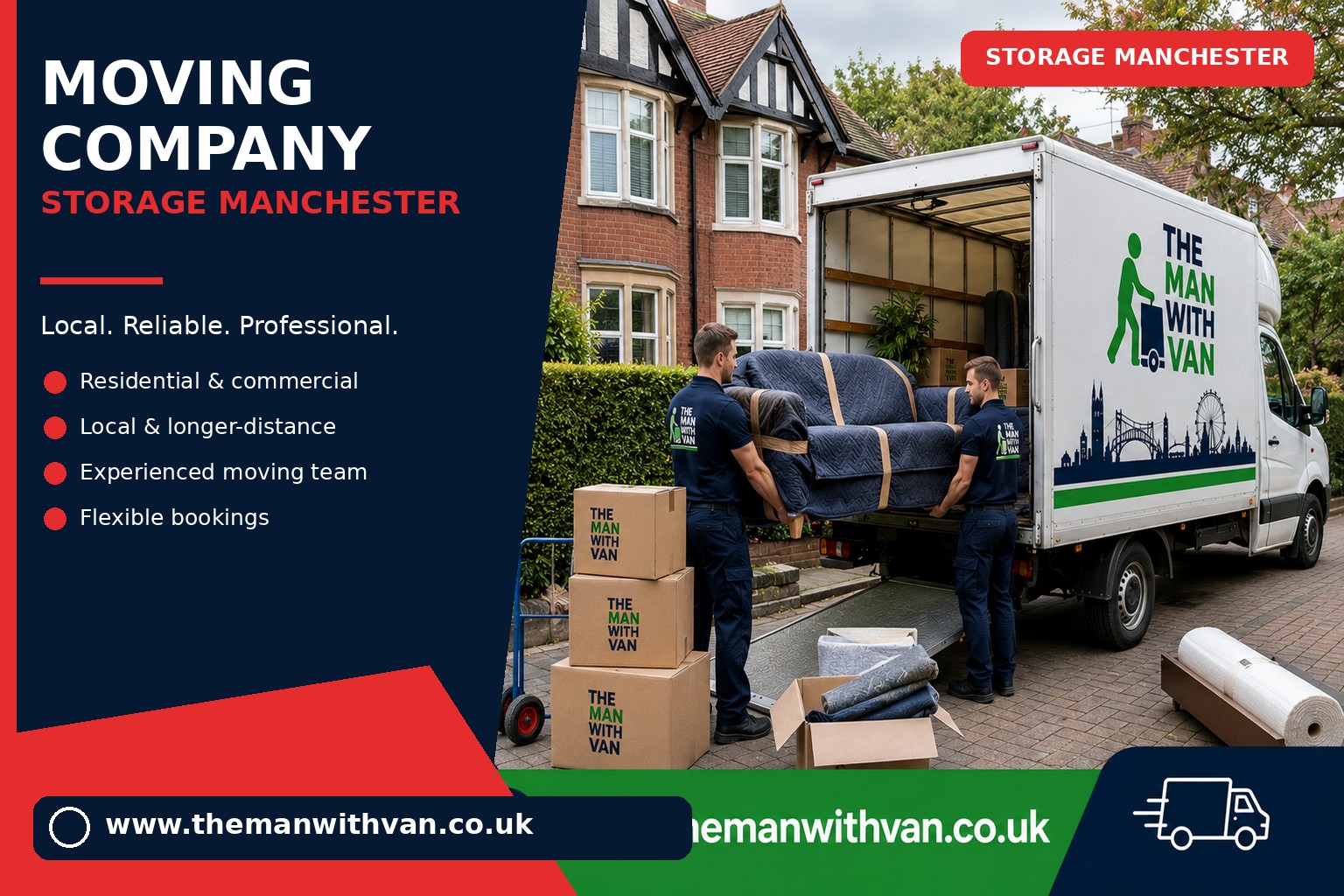 Boxes going into secure storage in Manchester