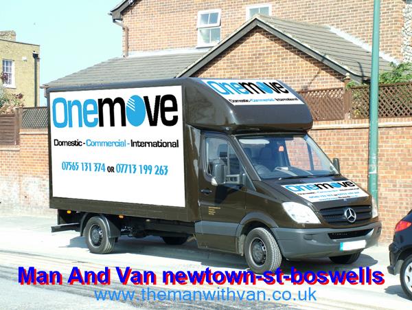 Newtown St Boswells man and van Removals